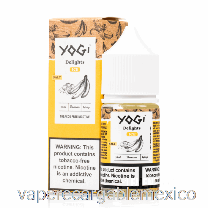 Vape Recargable Banana Ice Sales - Yogi Delicias - 30ml 50mg
